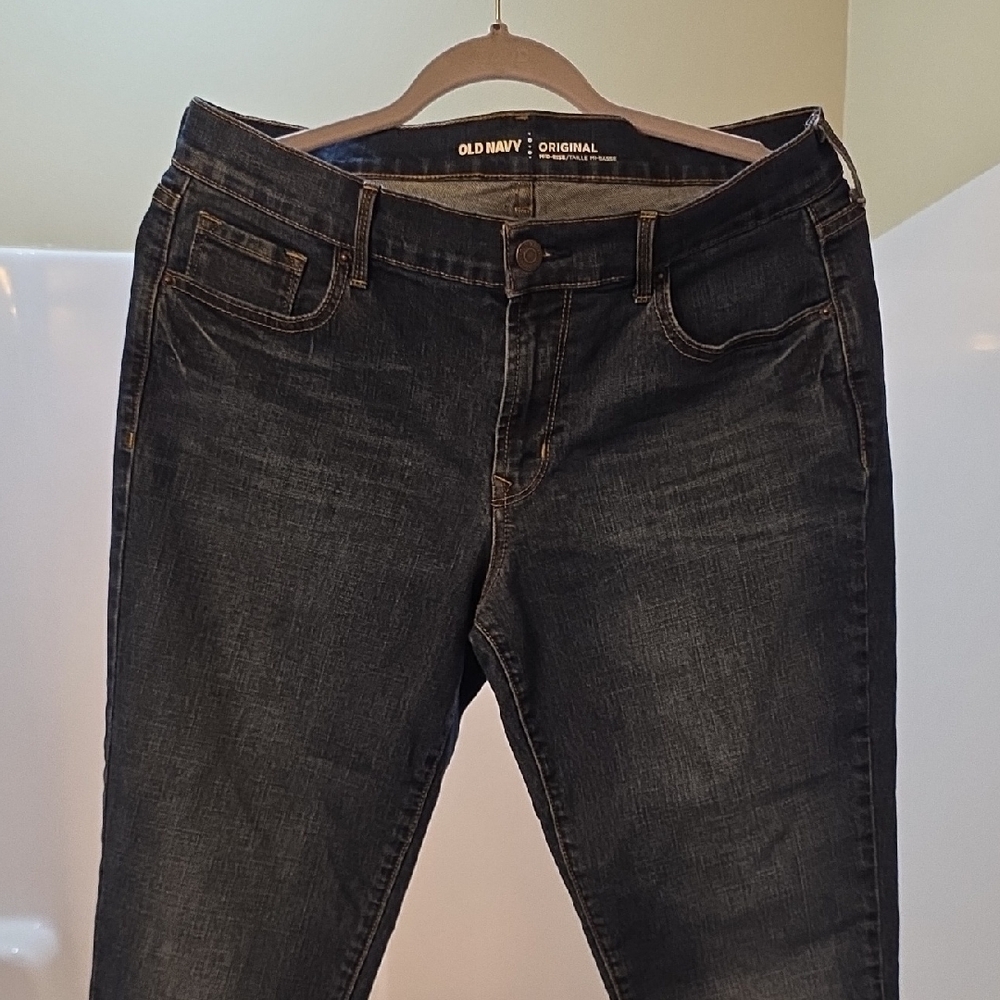 Old Navy Women's Classic Indigo Straight Leg Jeans